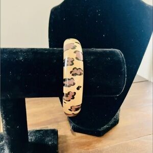 Joan Rivers Leopard Print Bangle